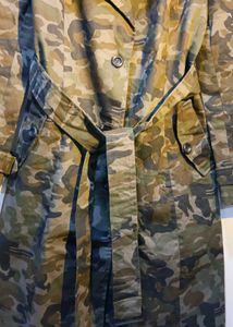 Camouflage Trench Coat