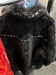 Chic Black Teddy Jacket