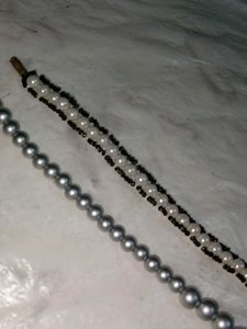 2 Pairs of Earrings and necklaces