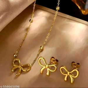 Bow Jewelry Set