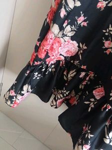 Floral Print Midi Dress fresh