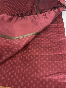 Maroon Banarasi Dupatta