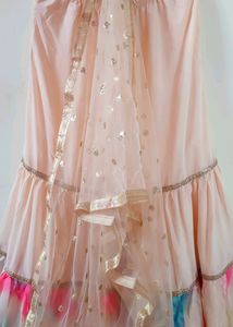 Anarkali Kurti With Net Duppata Sharara Set 💫