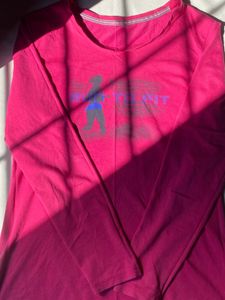 Pink Graphic Print Tee