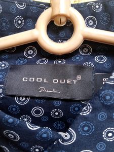 Cool Duet Printed Navy Blue Shirt For Boys, Men