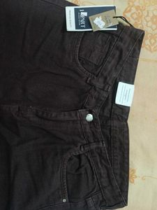Brown Wide Leg Jeans
