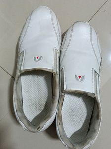 White + Brown (Rubber)Casual Shoes