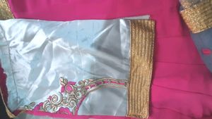 Elegant Chaniya Choli Material With Dupatta😍