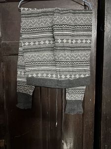 Patterned woollen Leggings