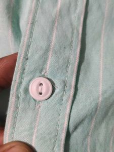 Striped Button-Down Shirt