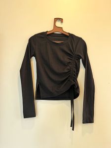 Black Long Sleeve Top (S)