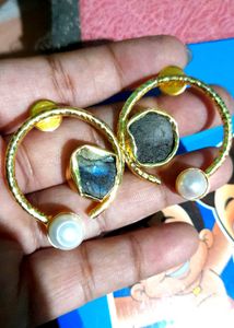 Pearl &amp; Gemstone Earrings