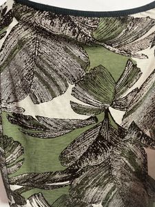 Leaf Print Skirt