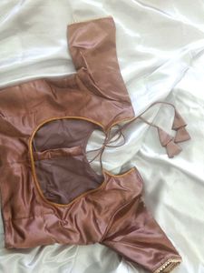 Satin Onion Dual Shade Saree
