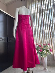 Pink High Quality Satin Gown