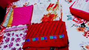 5saree Blouse 2kurti Set