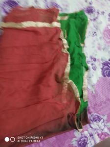 Unstich Suit With Dupatta