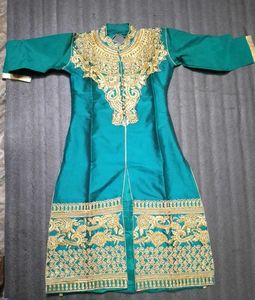 New imported dress with embroidery