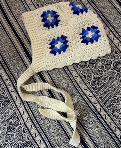 Crochet Flower Beanie