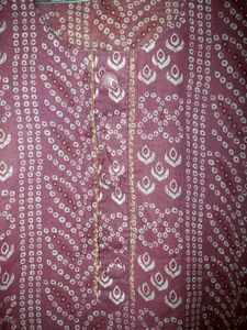 Bandhani Pattern Kurti