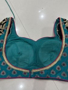 Designer  Blouse With Original Mirror Work Bust 32