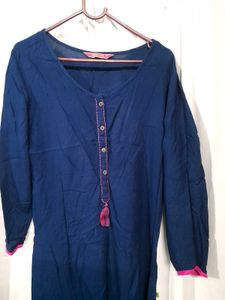 Navy Tunic Kurti