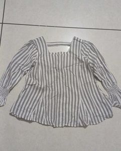 Striped Long Sleeve Top