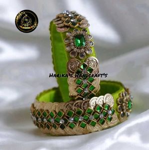 Beautiful silk thread Bangle Set