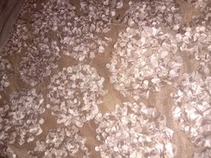 Embellished Fabric Piece