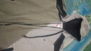 Stylish Grey Zip-Up Hoodie