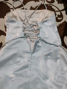 Women's Gown With Attached Cancan