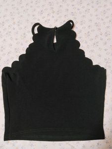 Cute Black Crop Top