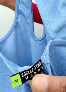Blue One Shoulder Dress