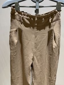 Beige Casual Women's Pants
