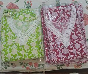 Sale On Factory Pieces- Cotton Kurti Available