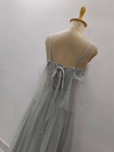 Elegant Grey Gown