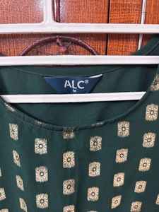 Elegant Green Printed Kurta