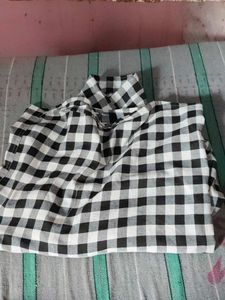 Checked Shirt m size used