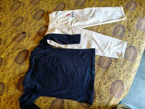 Kids Tshirt With Cargo Pant Suit
