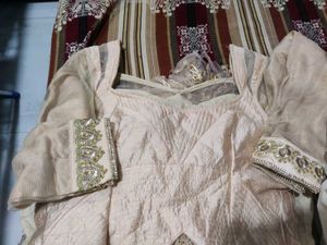 Semi stitched Elegant Gold Embroidered Lehenga Cho