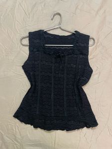 dark coquette Black Tank Top