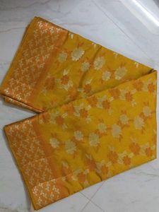 Elegant Yellow Saree