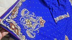 Heavy Work Saree With Blouse 💗