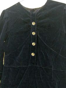 ✨Luxury Velvet Korean Style Dress✨Only At ₹750