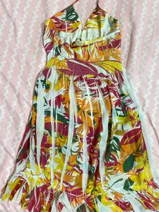 Floral Halter Dress