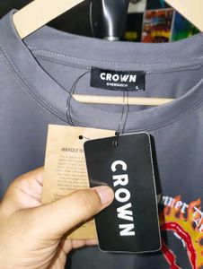 CROWN INNER DEMON UNISEX BAGGY OVERSIZE TEE 🔥🔥
