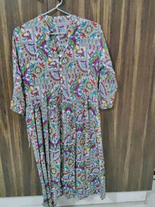 Colorful Print Dress