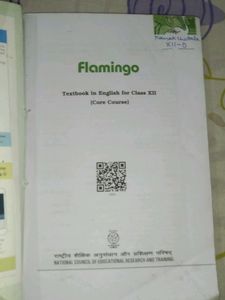 NCERT CLASS 12 ENGLISH TEXTBOOK FLAMINGO