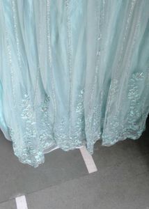 Light Blue Indian Lengha Set