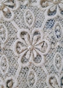 Floral Knit Lace Crop Top